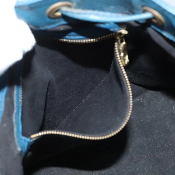 LOUIS VUITTON Epi Petit Noe Shoulder Bag Blue M44105 LV Auth 132004 - Picture 14 of 16